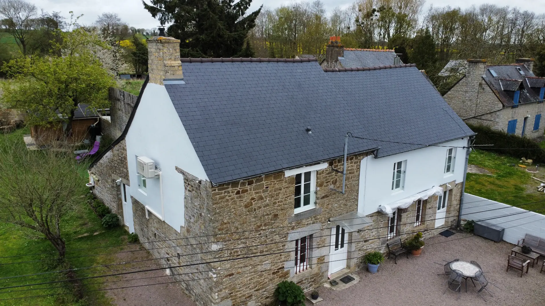 Gouttière zinguerie Guingamp